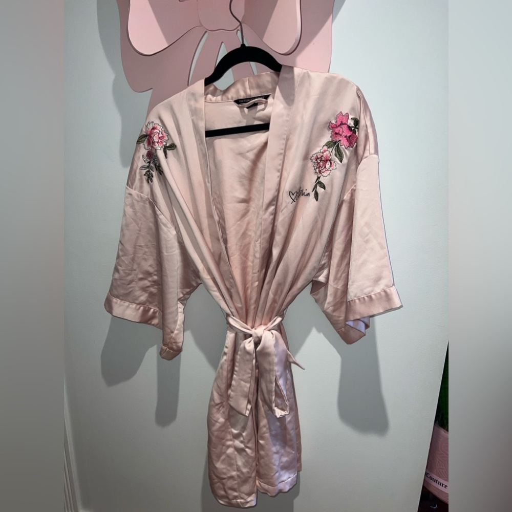 Victoria’s Secret Fashion show satin robe